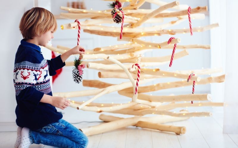 Árbol de Navidad de madera