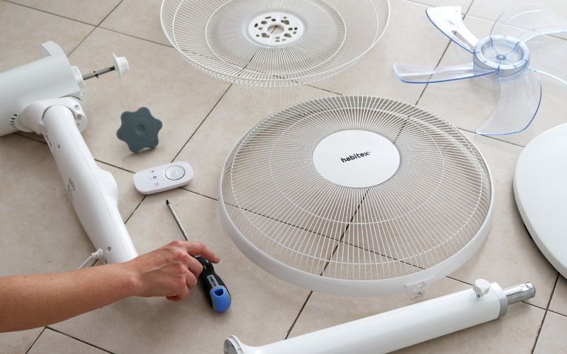 Por qué no mimar Interpretar Características del ventilador de pie Habitex | Cadena 88