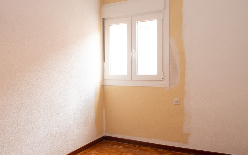 Pared para pintar con la pistola de pintura