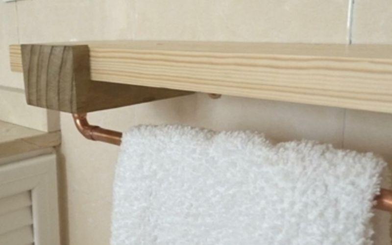 Ideas para hacer un toallero de madera