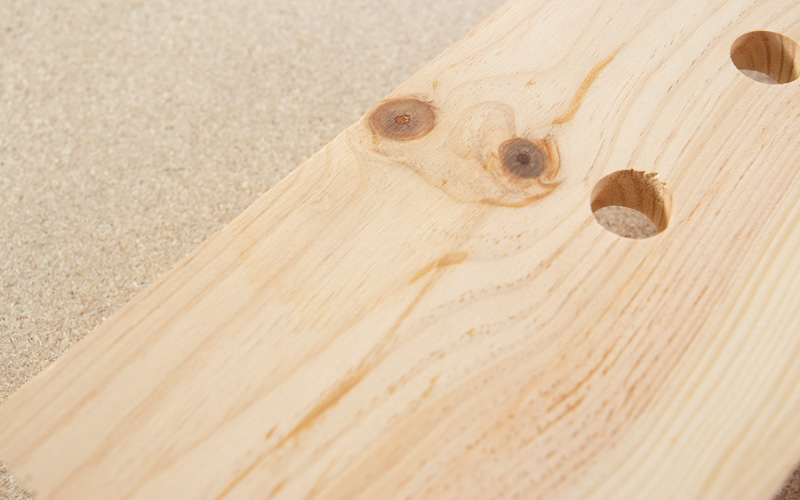 Tabla de madera como nueva