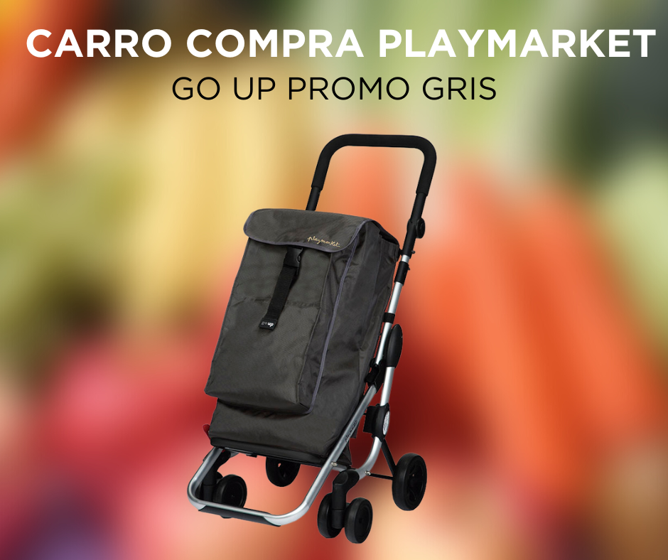 CARRO DE COMPRA PLEGABLE PLAY GO UP - ROJO 