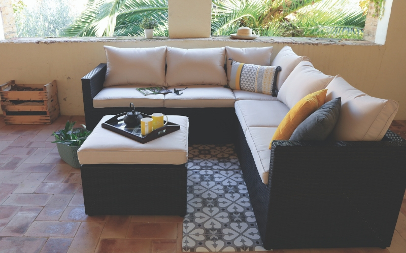 Muebles de terraza y jardín espacio relax