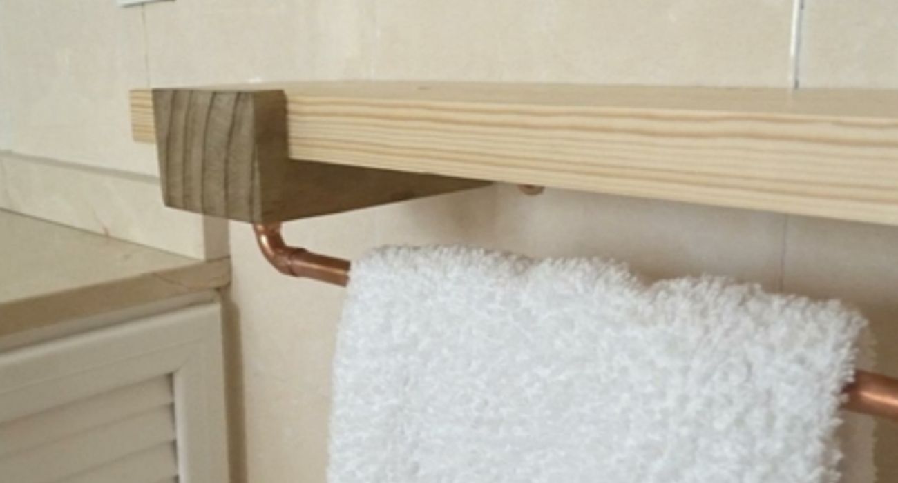 Cómo hacer un toallero de madera