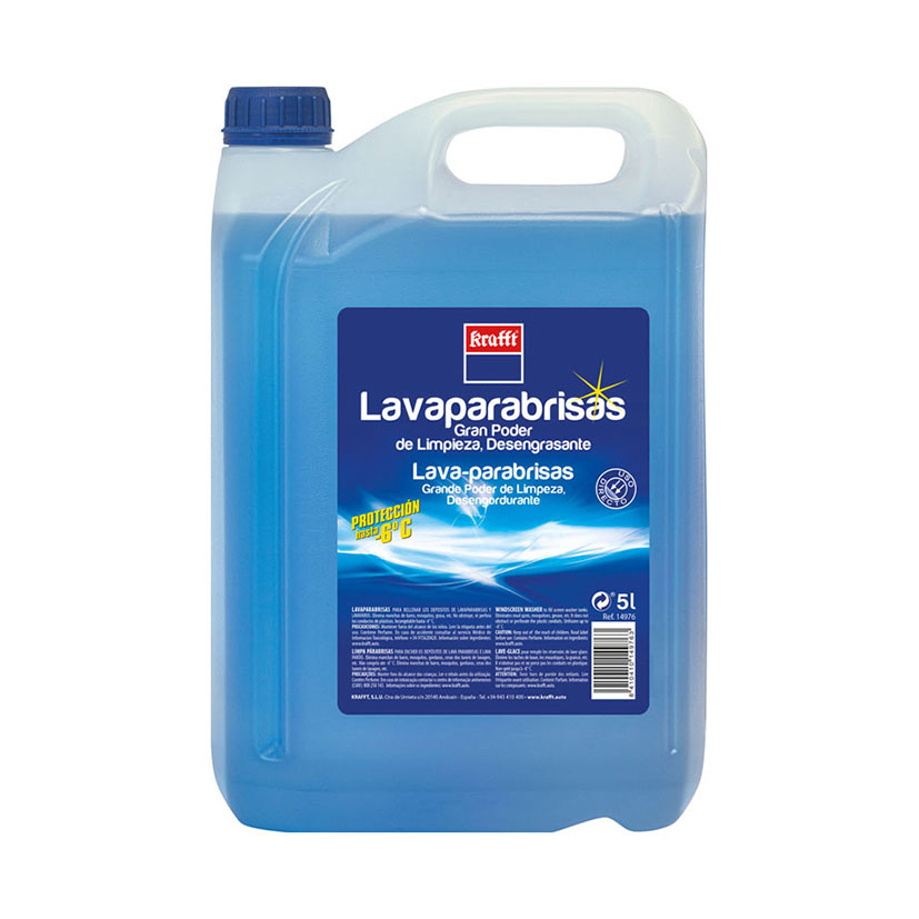 Lavaparabrisas coche KRAFFT desengrasante 5 L