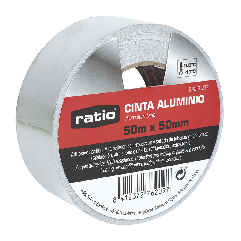 Cinta de aluminio RATIO 50 mm  Ferreterías cerca de ti - Cadena88