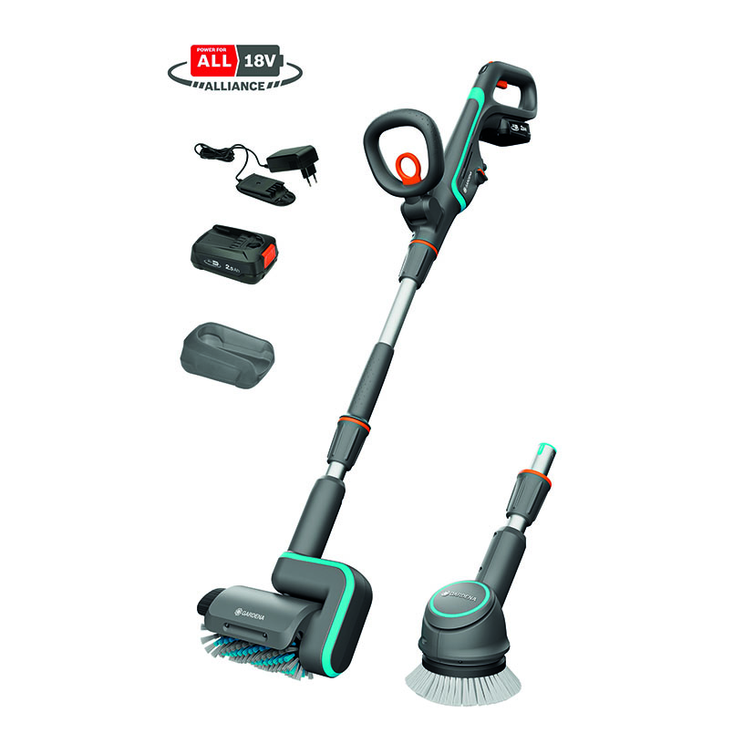 Set Multilimpiador GARDENA AquaBrush Universal