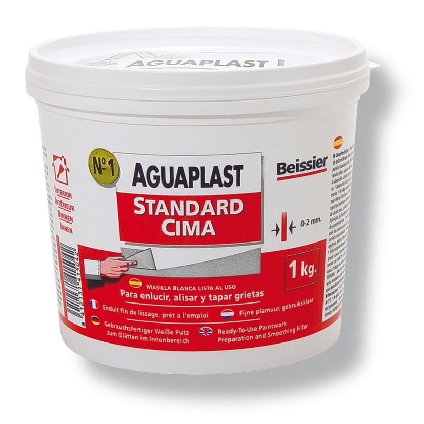 Aguaplast Standard CIMA, masilla preparada lista para aplicar en la re