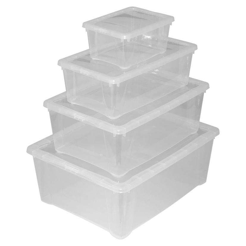 Caja plastico ordenacion transparente 8,5l - Productos - Tendencia Única