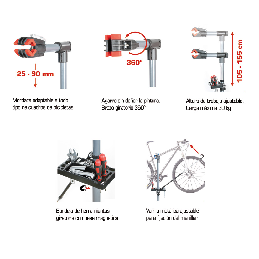 Construyendo un parante para reparar bicicletas!! Con brazo giratorio y  diferentes al…