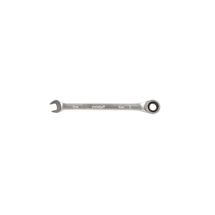 Llave Combinada Plana-Estrella Ratio 17 Mm - De Acero Cromo-Vanadio, Para Apriete De Tuercas Y Tornillos