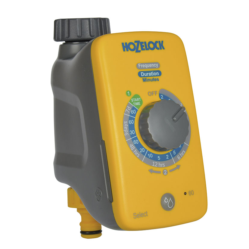 Hozelock Programador Riego AC: 13 Programas, Fácil De Usar, Conecta Al Grifo Exterior | Para Jardín Y Huerto