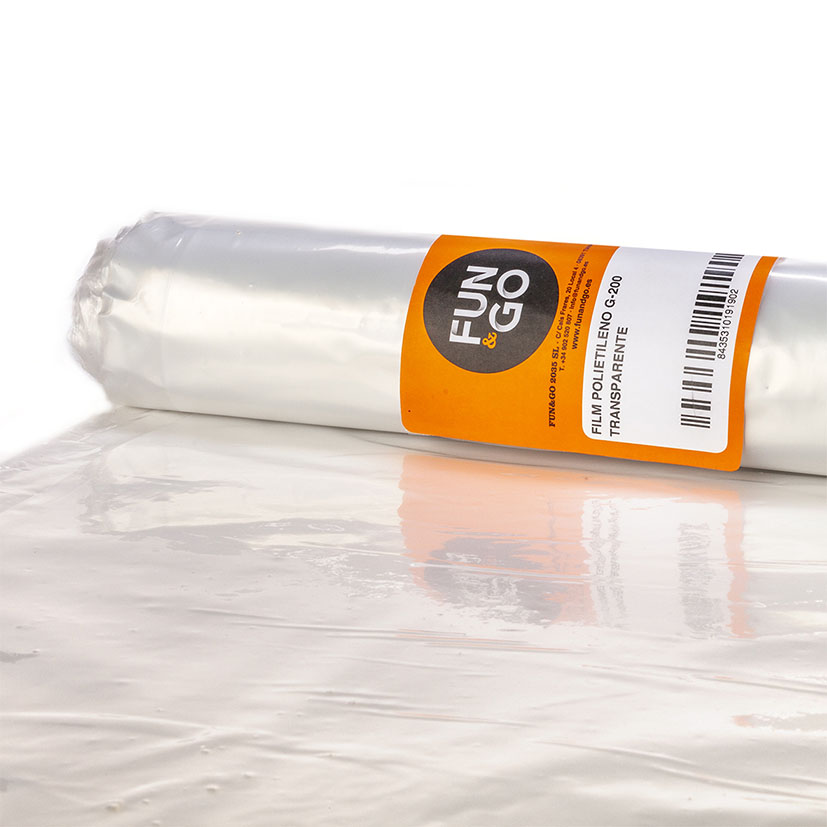 Rollo plástico protector transparente - Cubretodo 2x50m