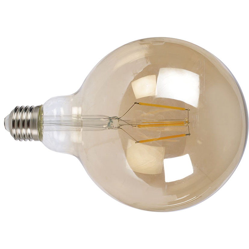 Bombilla globo E27 G125 LED DUOLEC Classic Vintage - Tipo 6W. 560 lm. 2500K.