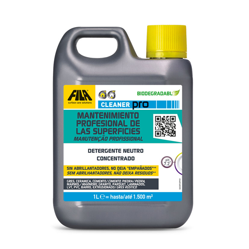 Detergente neutro FILA mantenimiento profesional Cleaner PRO