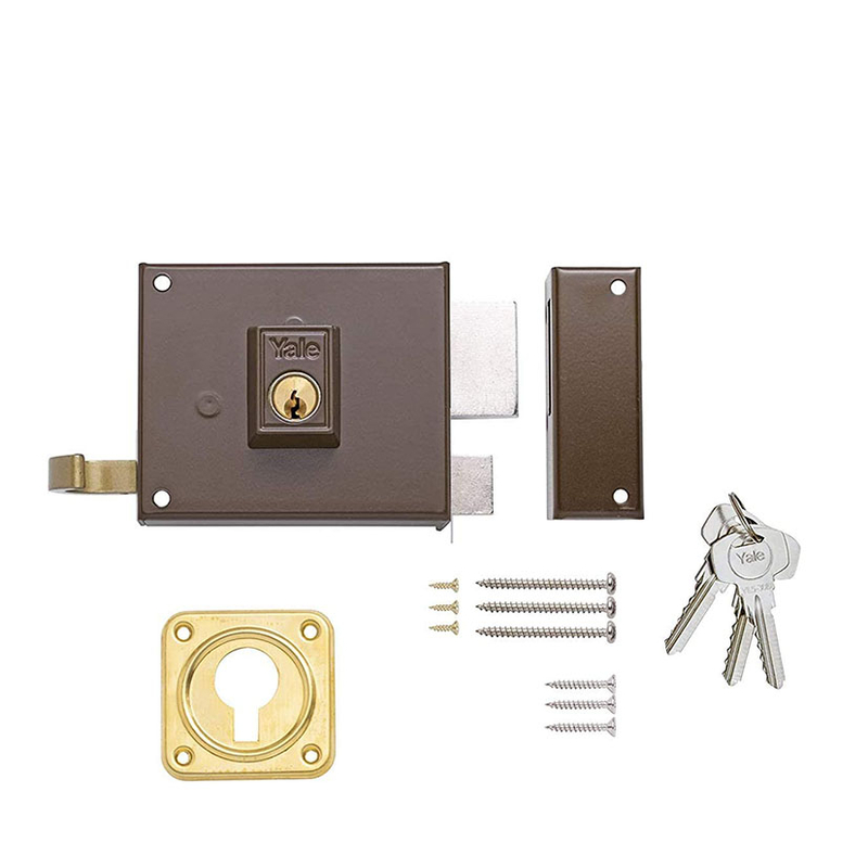 Cerradura sobreponer 120 mm YALE modelo 125 pintada