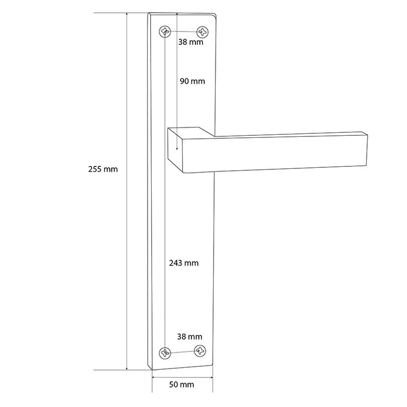 Manilla/placa JANDEL SV-400