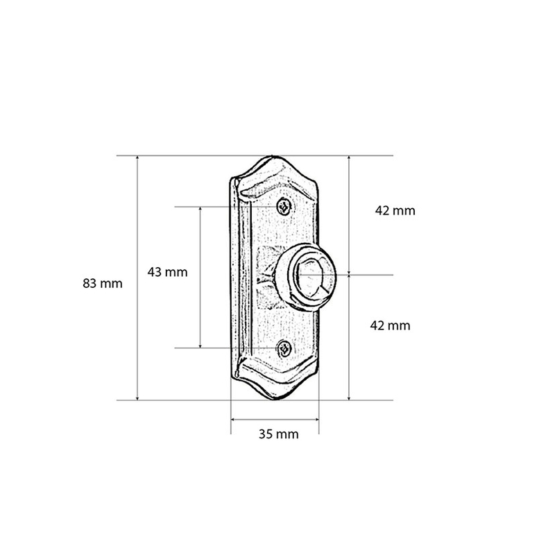 Tirador maletero JANDEL EQUAL EQ-205. 20 unidades