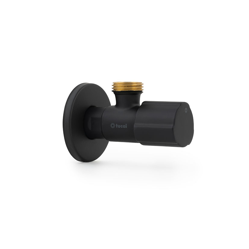 Válvula de escuadra TUCAI C-850 TMM negro