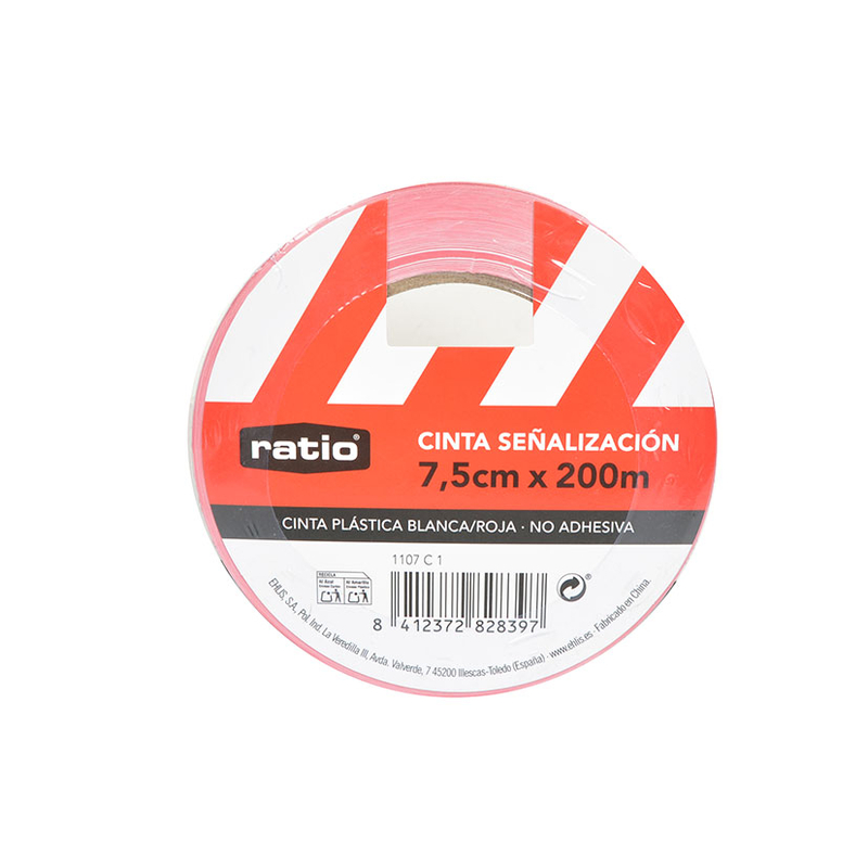 Cinta de señalización RATIO 20m x 75mm