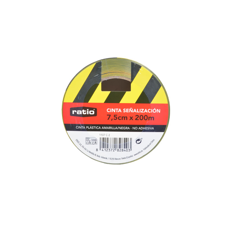 Cinta señalización RATIO 200m x 75mm