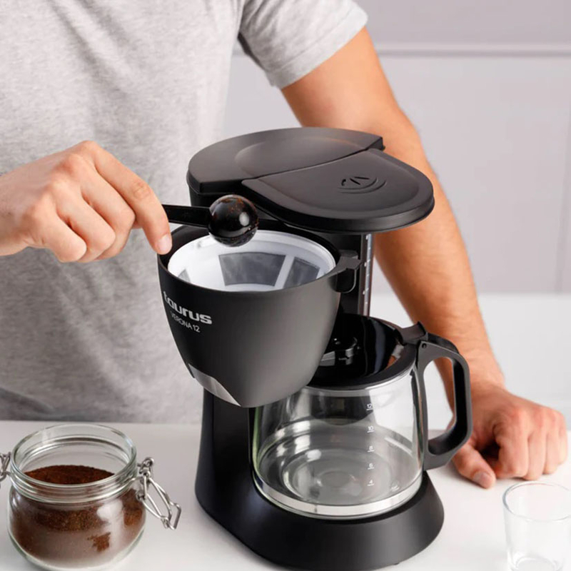 Cafetera goteo 680 W TAURUS Verona 12