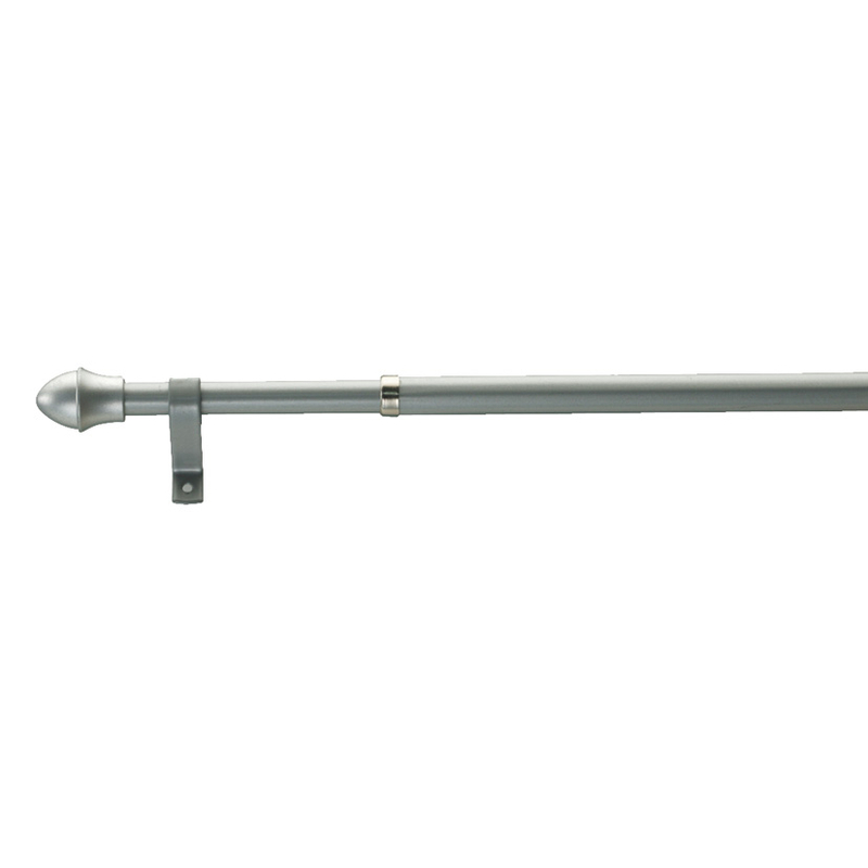 Varilla extensible para visillos EHL Portier lacado plata