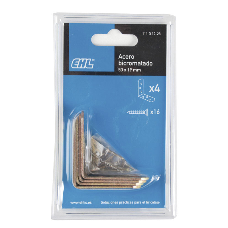 Escuadras EHL punta redonda bricomatadas