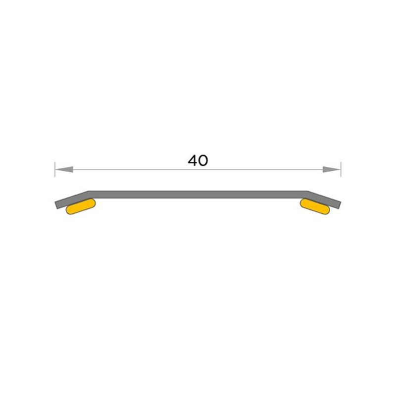 Pletina tapajuntas EHL 40 mm adhesiva