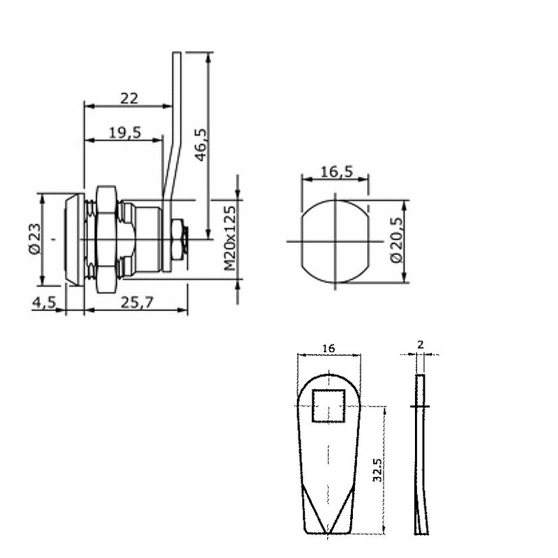 Cerradura EHL buzón