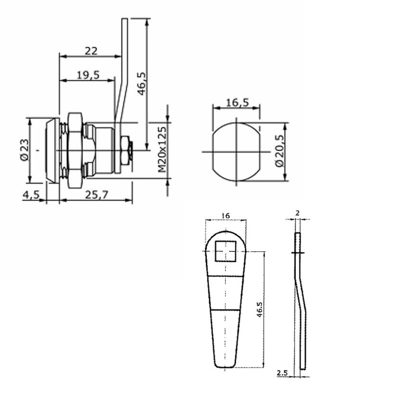 Cerradura EHL buzón