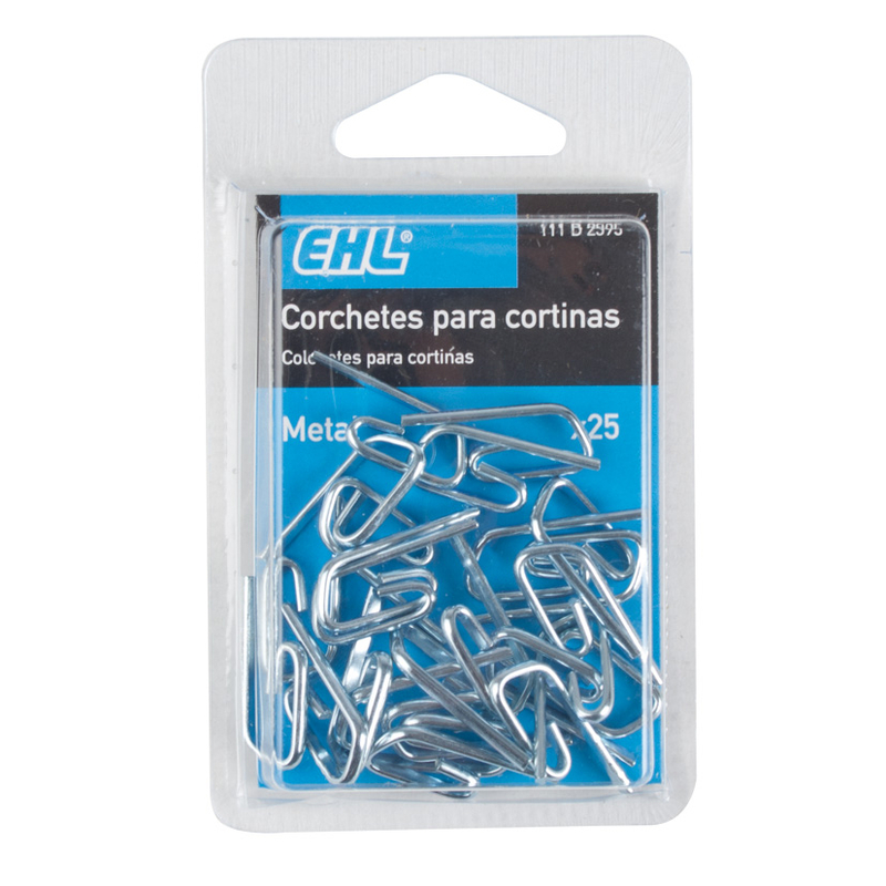 Corchetes metálicos EHL para cortina