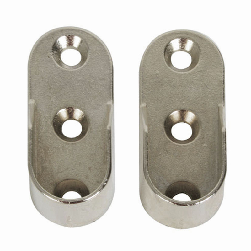 Soporte barra armario EHL lateral + tornillos