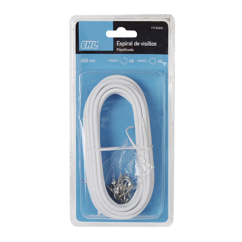 Kit de instalación EHL de varilla espiral para visillos