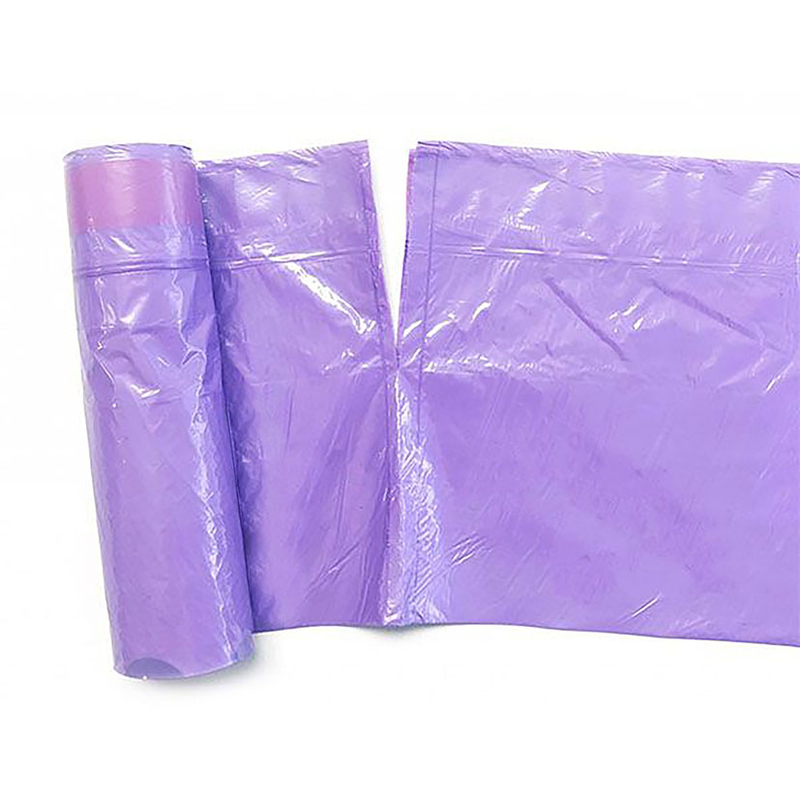 Bolsas de basura violeta perfumada rollo 15 unidades