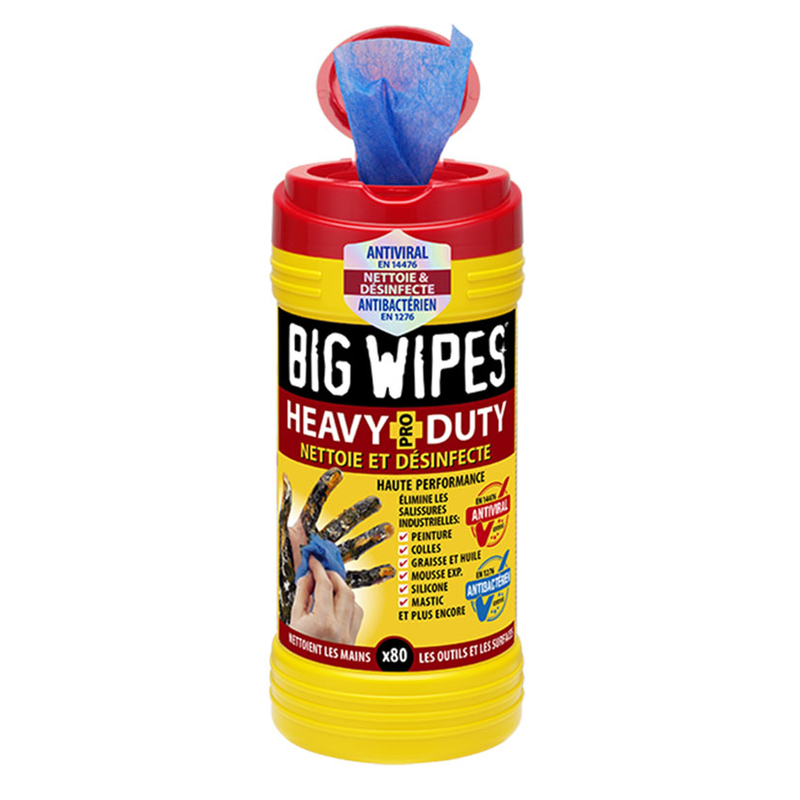 Pack 80 toallitas limpiadoras DIFAC Heavy Duty