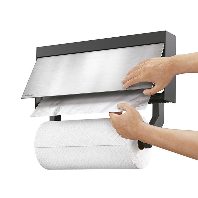 Portarrollos pared cocina METALTEX Tango inox