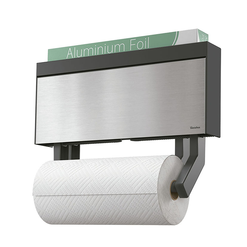 Portarrollos pared cocina METALTEX Tango inox