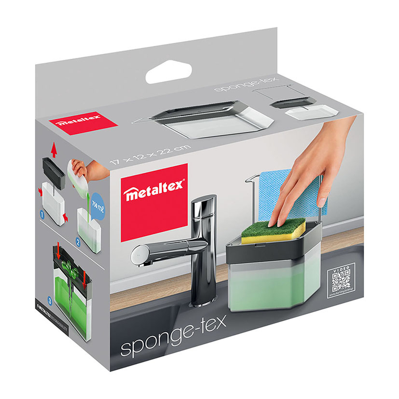 Dispensador de jabón METALTEX Sponge-tex