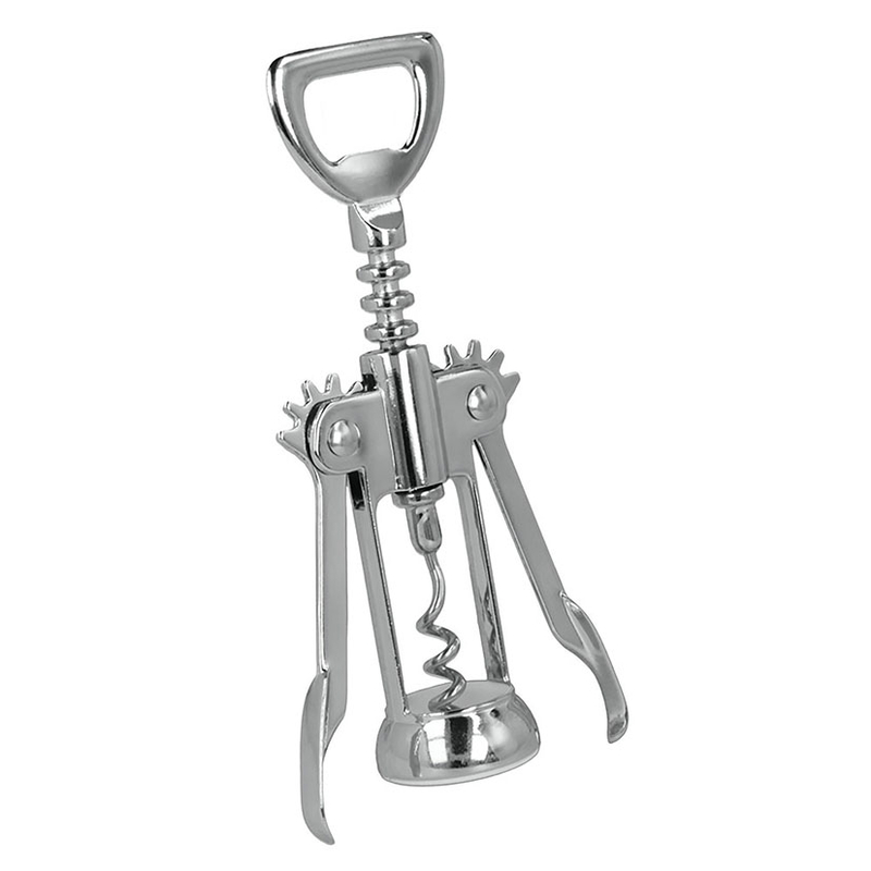 Sacacorchos doble palanca METALTEX cromado
