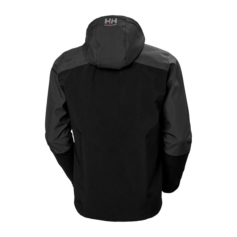 Chaqueta softshell HELLYHANSEN Oxford Hooded Negro Ebony