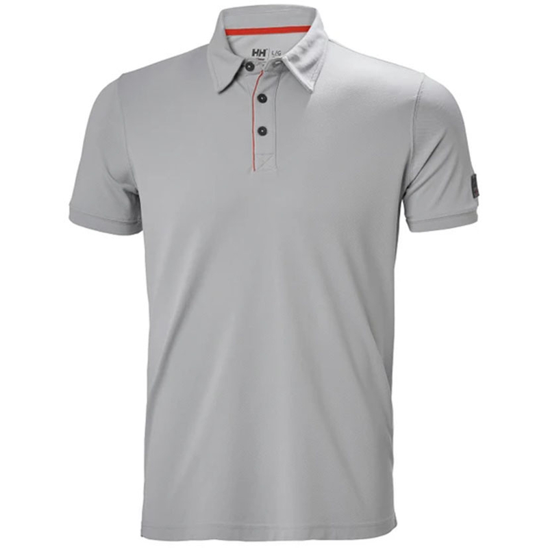 Polo manga corta HELLY HANSEN KEnsington Tech Plomo