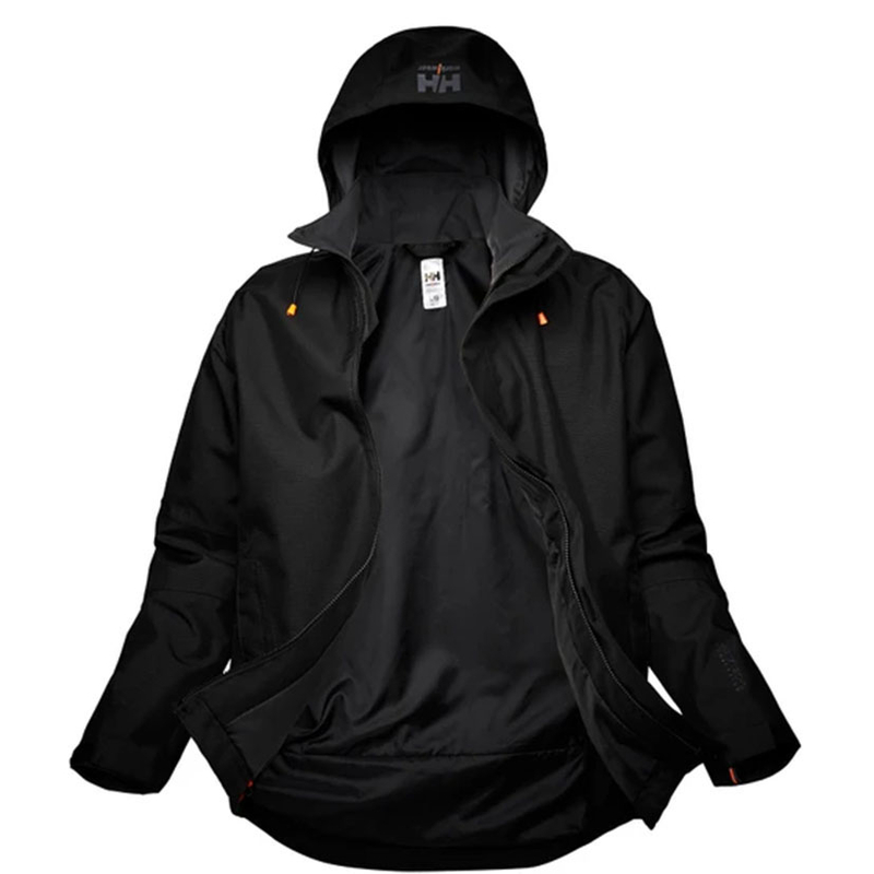 Chaqueta con capucha HELLY HANSEN Shell Oxford Negro