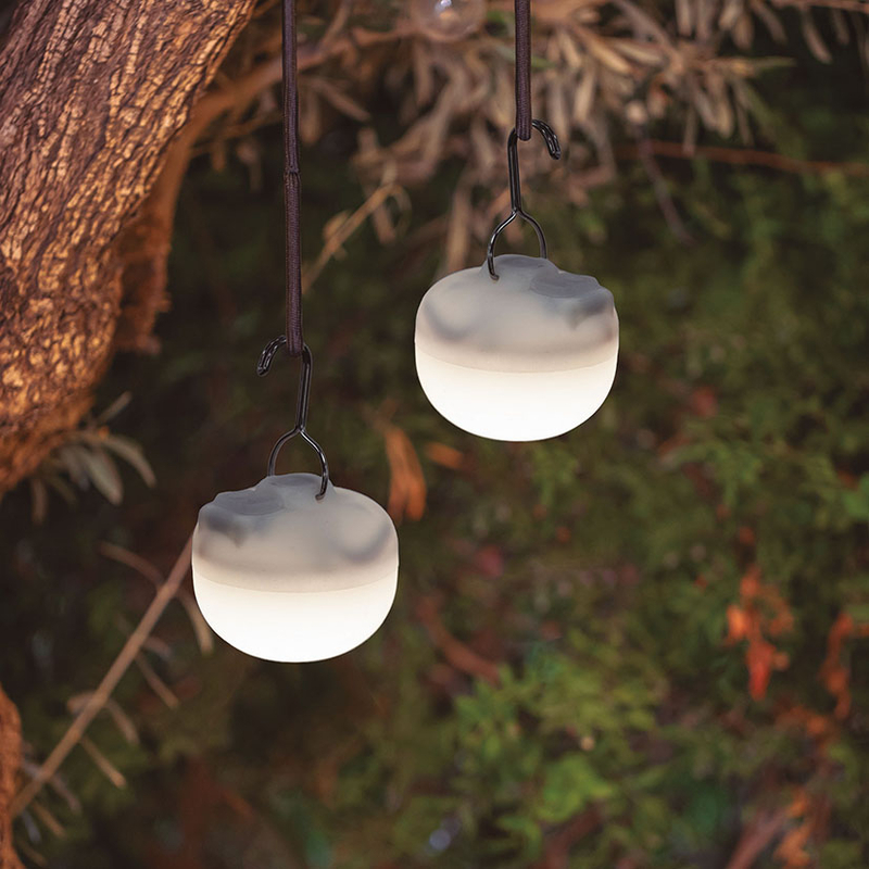 Mini bombilla portátil recargable NEW GARDEN Cherry blanca 3 unidades