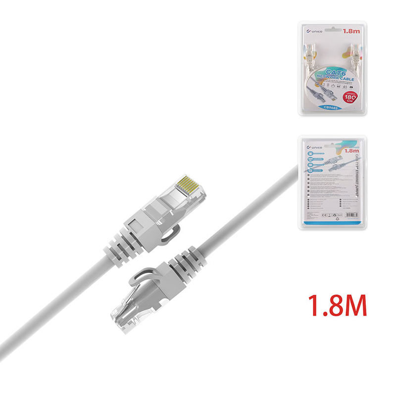 Cable de red UNICO Categoría 6