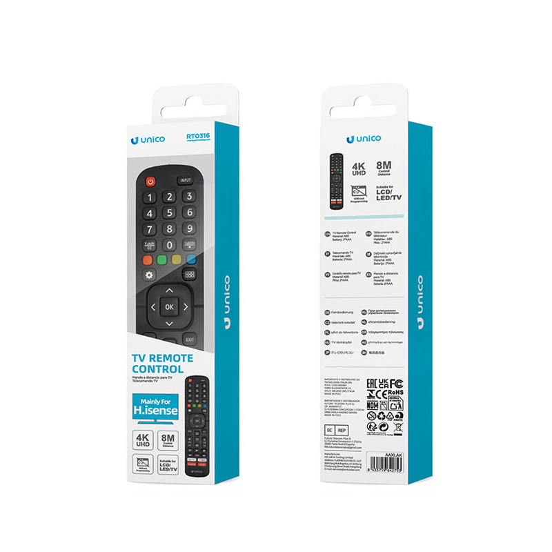 Mando a distancia UNICO TV HISENSE
