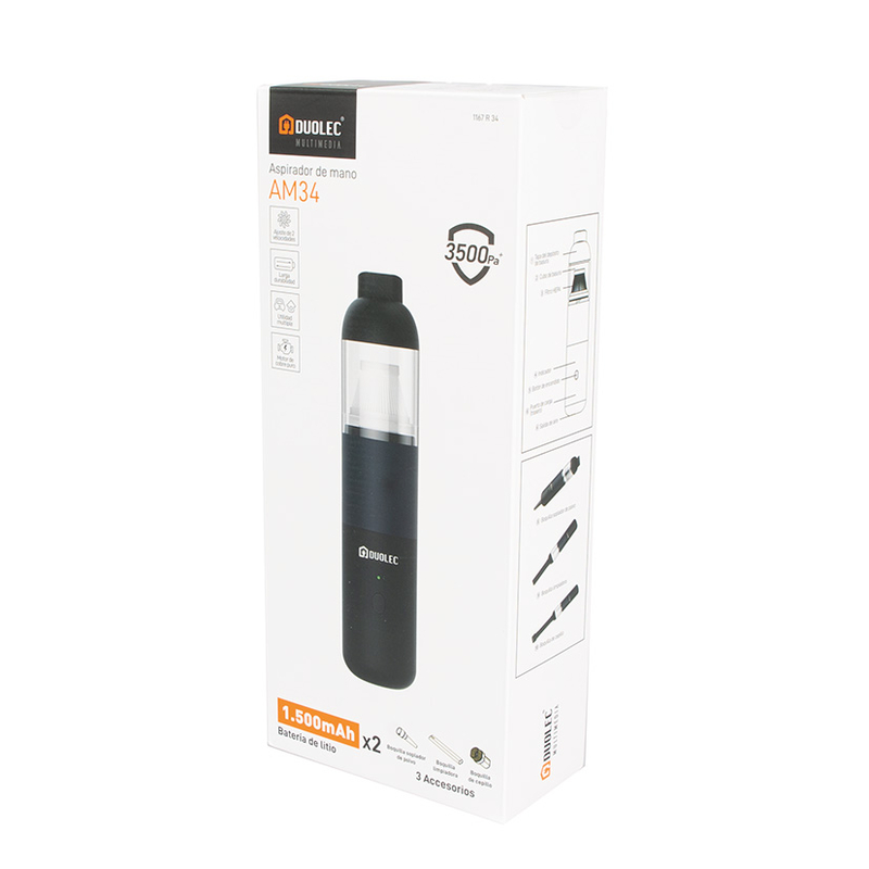 Aspirador de mano DUOLEC AM34