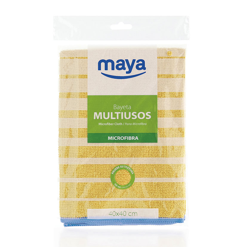 Bayeta y gamuza MAYA microtex multiusos 40x40 cm