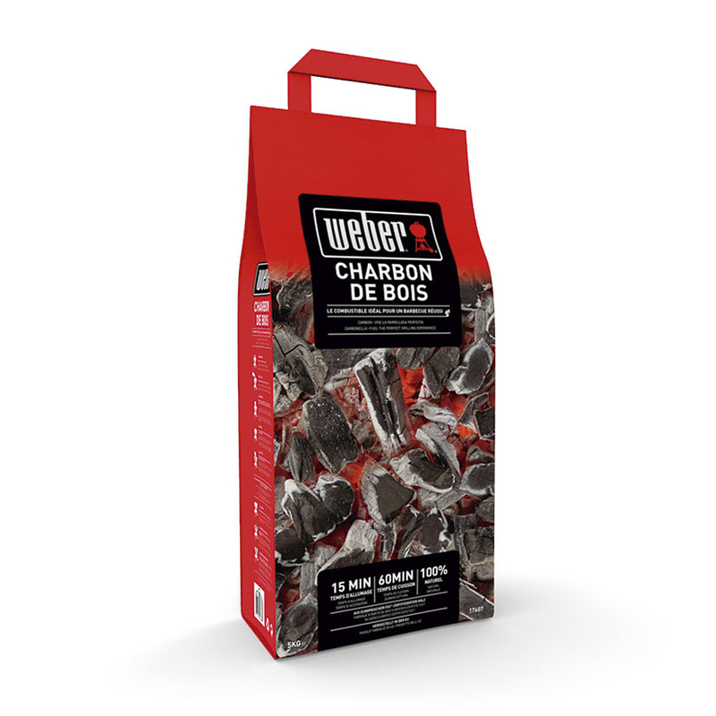 Saco carbón vegetal WEBER 5 kg