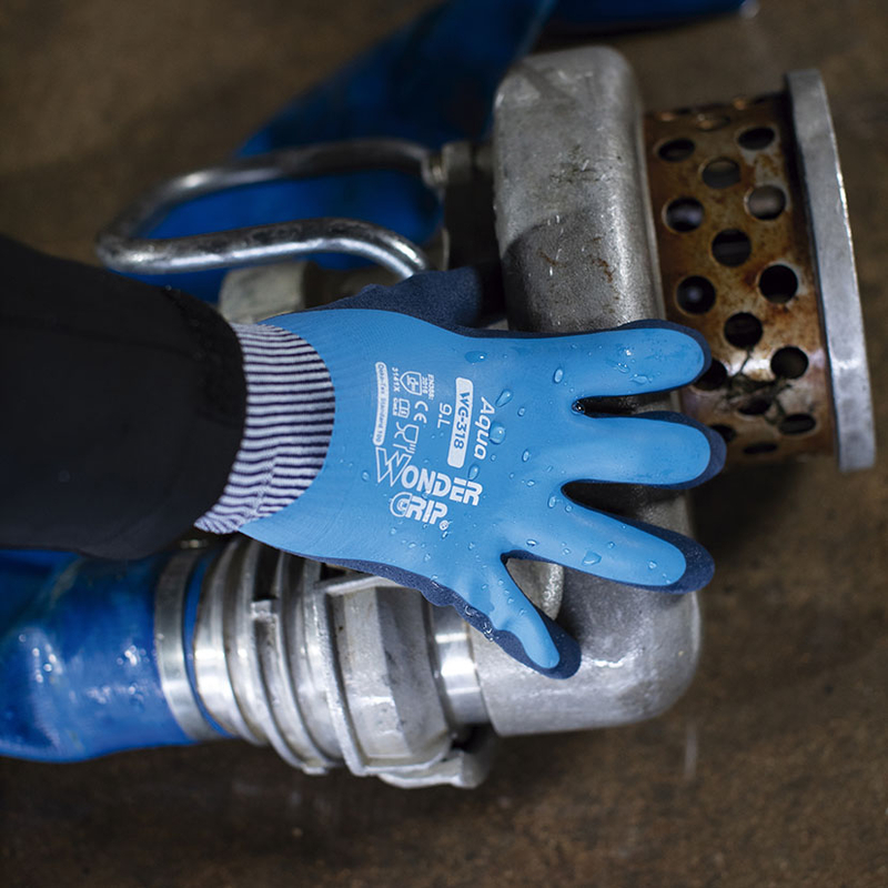 Guante látex JUBA Aqua WG-318